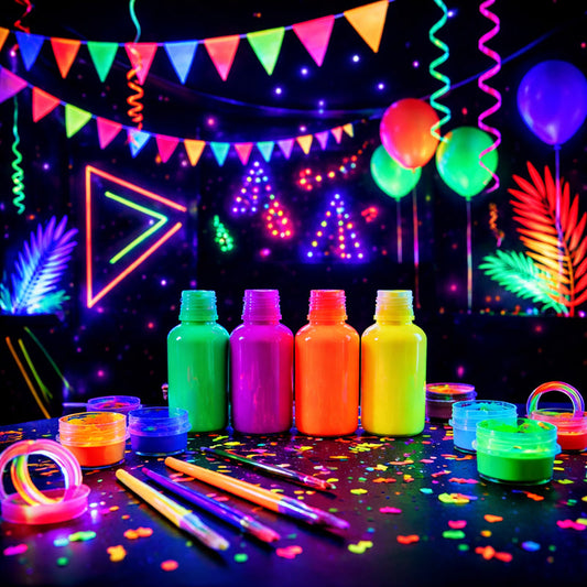 How to Make UV Paint &amp; Decorations Shine Brighter Under Black Light Bars