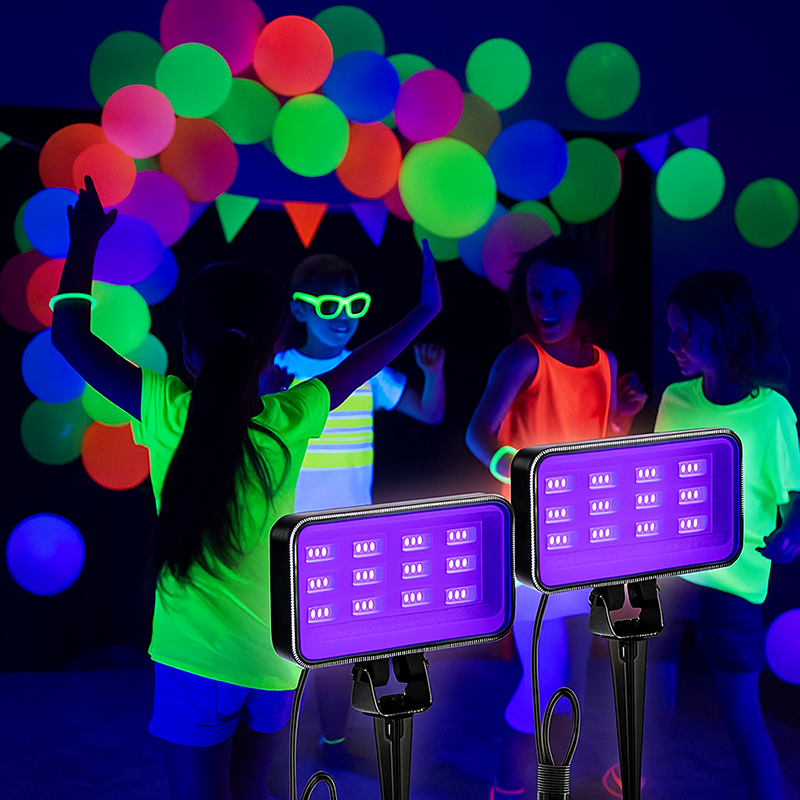 Best Ways to Use Black Light Spotlights for Glow Parties
