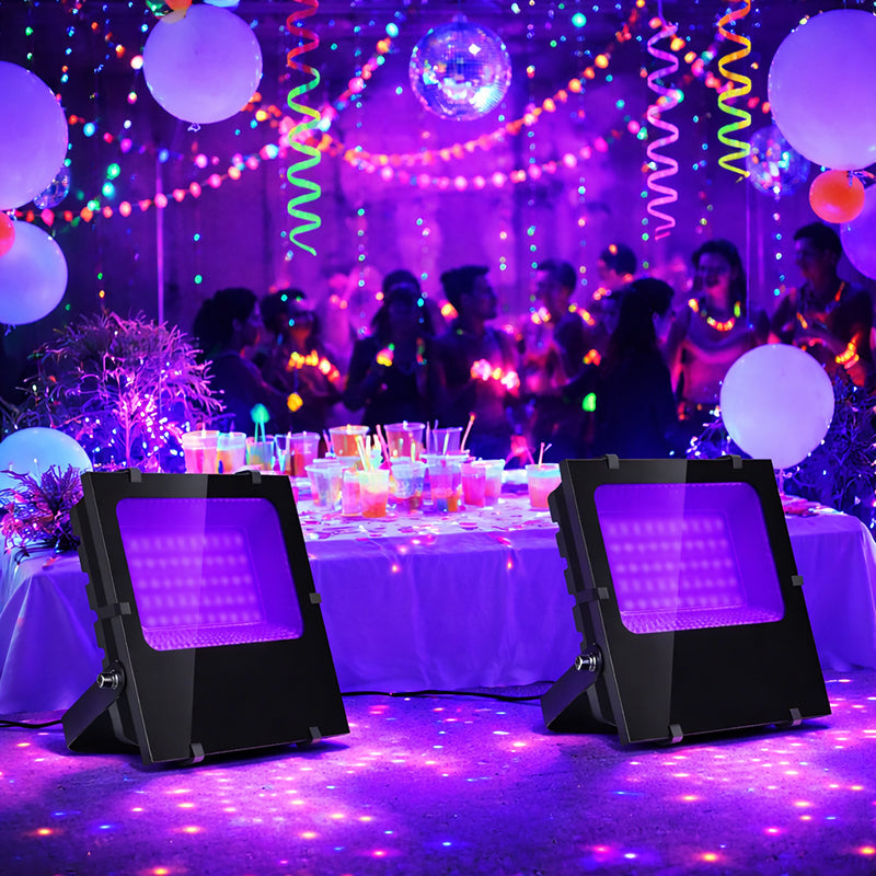 Glow Into the New Year: The Ultimate Party Setup with UV Flood Lighting