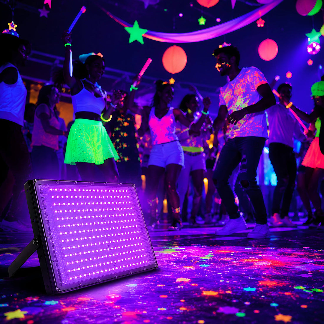 How to Create a Stunning Glow Party with Black Light Flood Lights