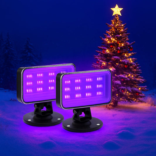 Top Black Light Spotlight Setups for Christmas or New Year Parties