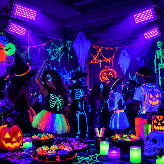 How to Create the Ultimate Black Light Halloween Party