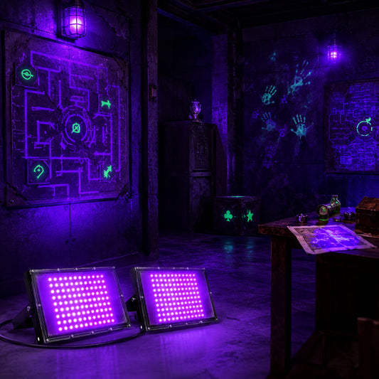 Best Black Light Flood Lights for Escape Rooms