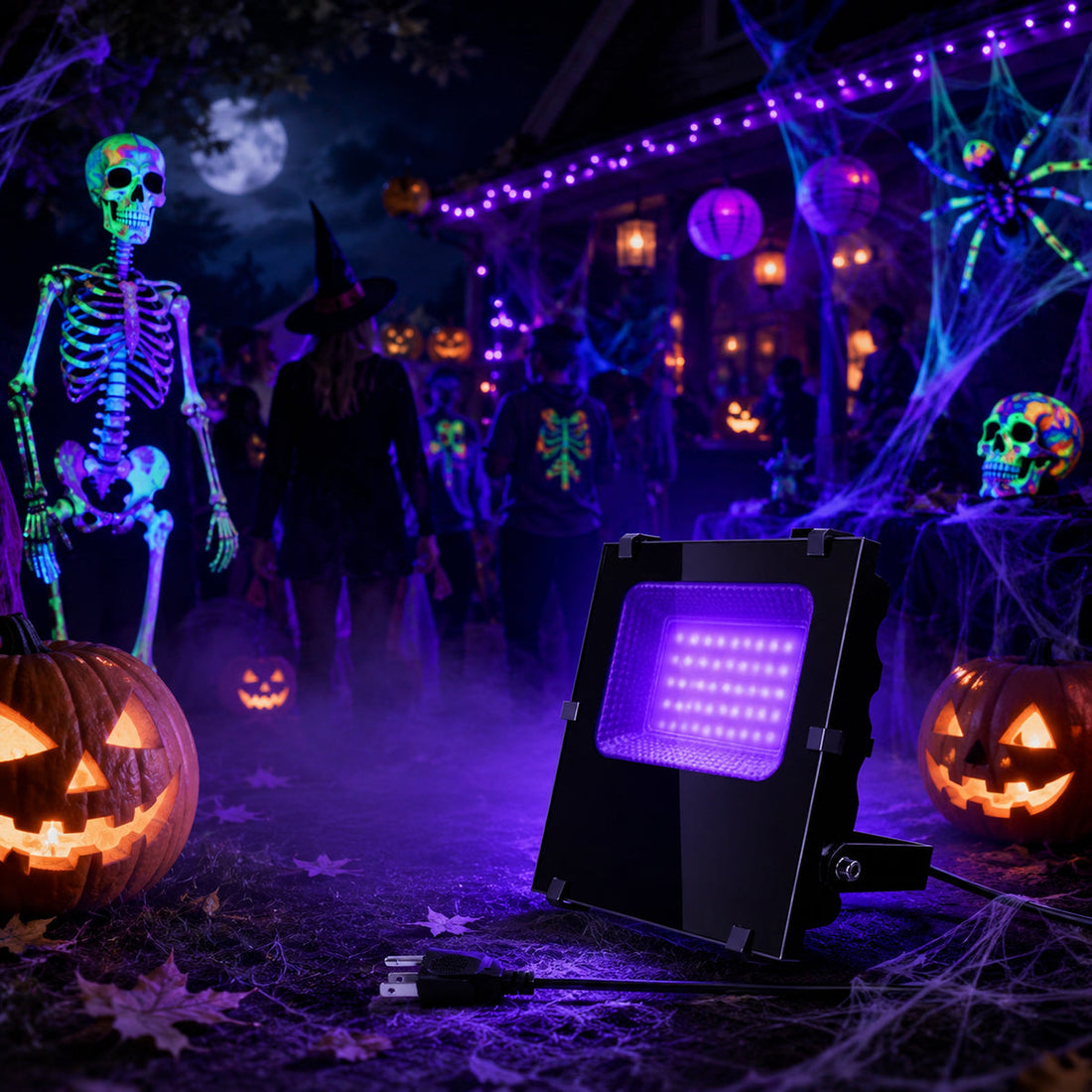 How Many Black Light Flood Lights Do You Need for a Large Room?