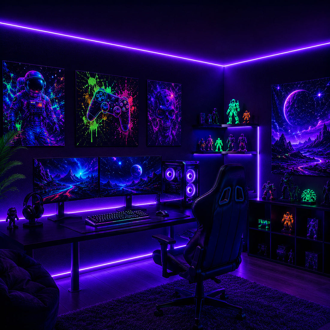 Best UV LED Strips for Gaming Rooms