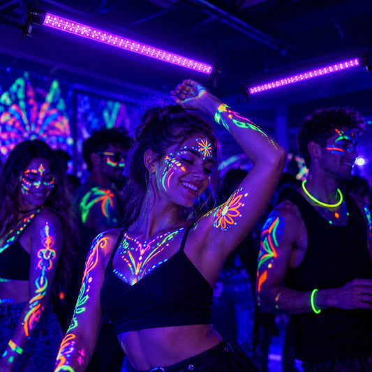 How to Use Black Light Bars for Body Paint: A Complete UV Glow Guide