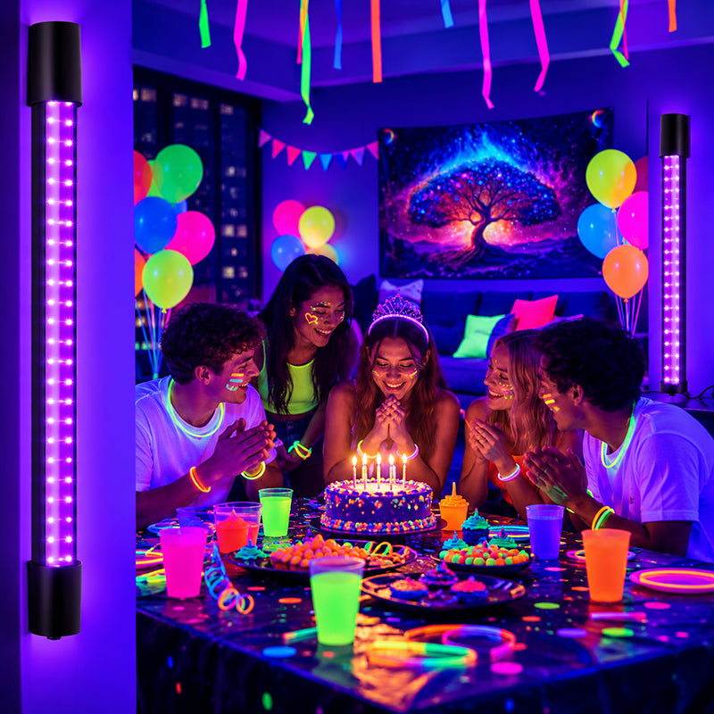 How to Create the Perfect Glow Party with Black Light Bars