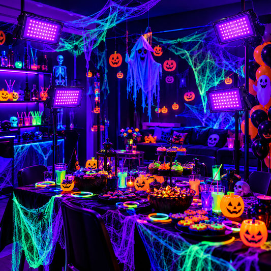 How to Create a Glow-in-the-Dark Halloween Party