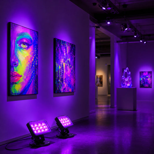 UV Spotlight Placement Guide for Art Galleries
