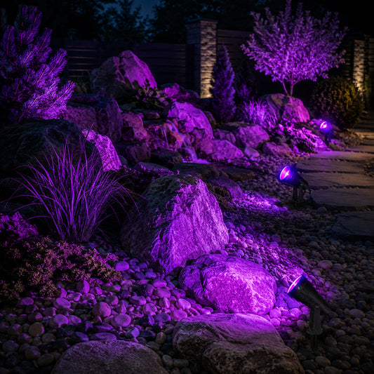 How to Use UV Spotlights for Landscape Effects