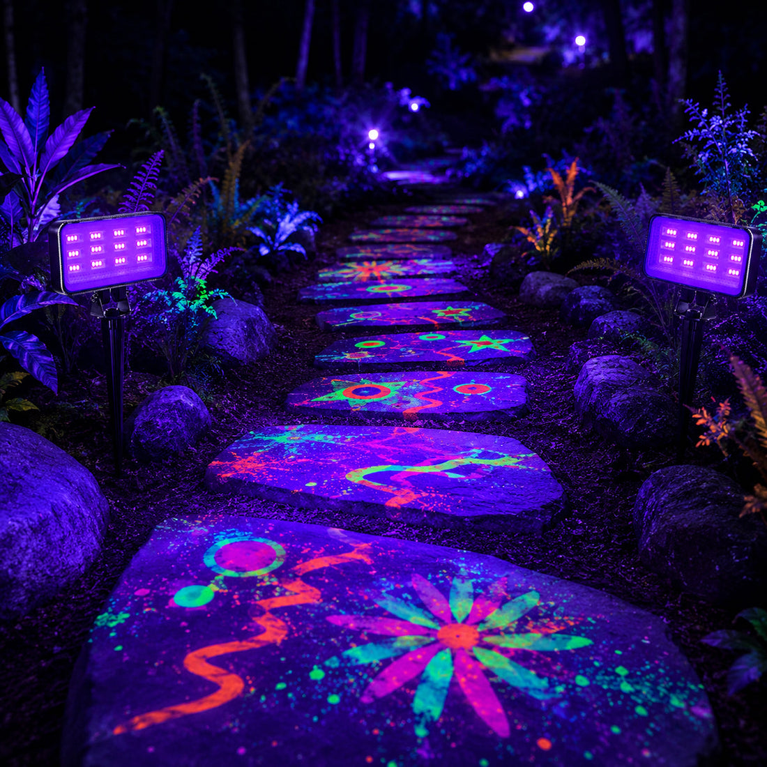 Creating Glow-in-the-Dark Walkways with UV Lighting