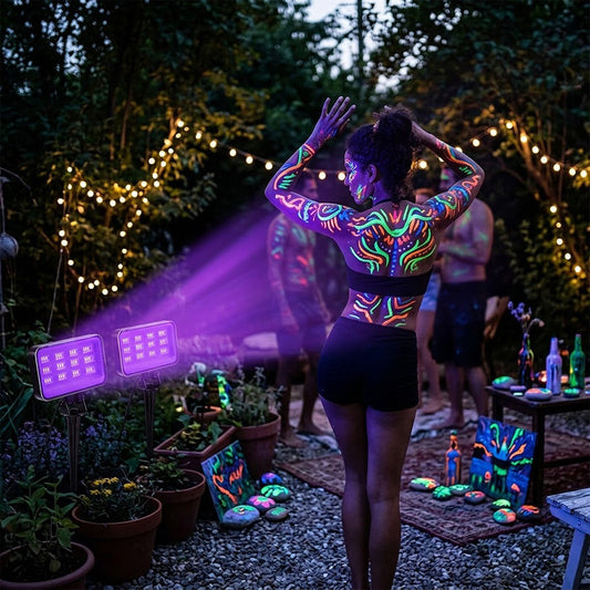 How to Use UV Lights for Body Paint Effects