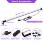 4ft Black Light Bar 100W - Waygor Strong Blacklight Bar Super Bright LED Black Lights for Glow Party High Power UV Light Bar for Body Paint Wall Art Photography Neon Tapestry Party Halloween (2 Pack)