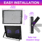 Waygor 300W LED Black Lights for Glow Party - Waygor IP65 Waterproof UV Blacklight Floodlight 395nm Black Light Spotlight Purple Black light Flood Light Fluorescent UV Light Lamp for Halloween Decor (2 Pack)