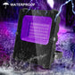 Waygor 120W LED Black Lights Outdoor, High Power Black Light Flood Lights Waterproof IP66 Blacklight Flood Light 395nm Plug in Black Light Spotlight for Glow Party Large Space, Halloween (2 Pack)