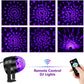 Waygor 6W UV Black Light with Disco Ball Effect – Sound Activated Strobe Light with Remote Control, Ideal for Glow Parties, Halloween, Christmas, Birthdays & Home Decorations – 1 Pack