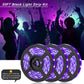Waygor 50ft LED Black Light Strip Kit, Blacklight Strip Lights 395nm to 405nm UV Black Light LED Strips Flexible 12V Blacklights Non-waterproof Black Lights for Bedroom Glow Party Halloween
