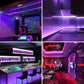 Waygor 50ft LED Black Light Strip Kit, Blacklight Strip Lights 395nm to 405nm UV Black Light LED Strips Flexible 12V Blacklights Non-waterproof Black Lights for Bedroom Glow Party Halloween