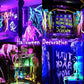 Waygor 6W UV Black Light with Disco Ball Effect – Sound Activated Strobe Light with Remote Control, Ideal for Glow Parties, Halloween, Christmas, Birthdays & Home Decorations – 1 Pack