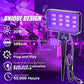 30W Black Light Spotlight Outdoor - Waygor High Power LED Outdoor Black Light Spot Light IP66 Waterproof Blacklight Spotlight 395nm Blacklight Spot Lights with Plug for Glow Party, Halloween (2 Pack)