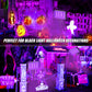 30W Black Light Spotlight Outdoor - Waygor High Power LED Outdoor Black Light Spot Light IP66 Waterproof Blacklight Spotlight 395nm Blacklight Spot Lights with Plug for Glow Party, Halloween (2 Pack)